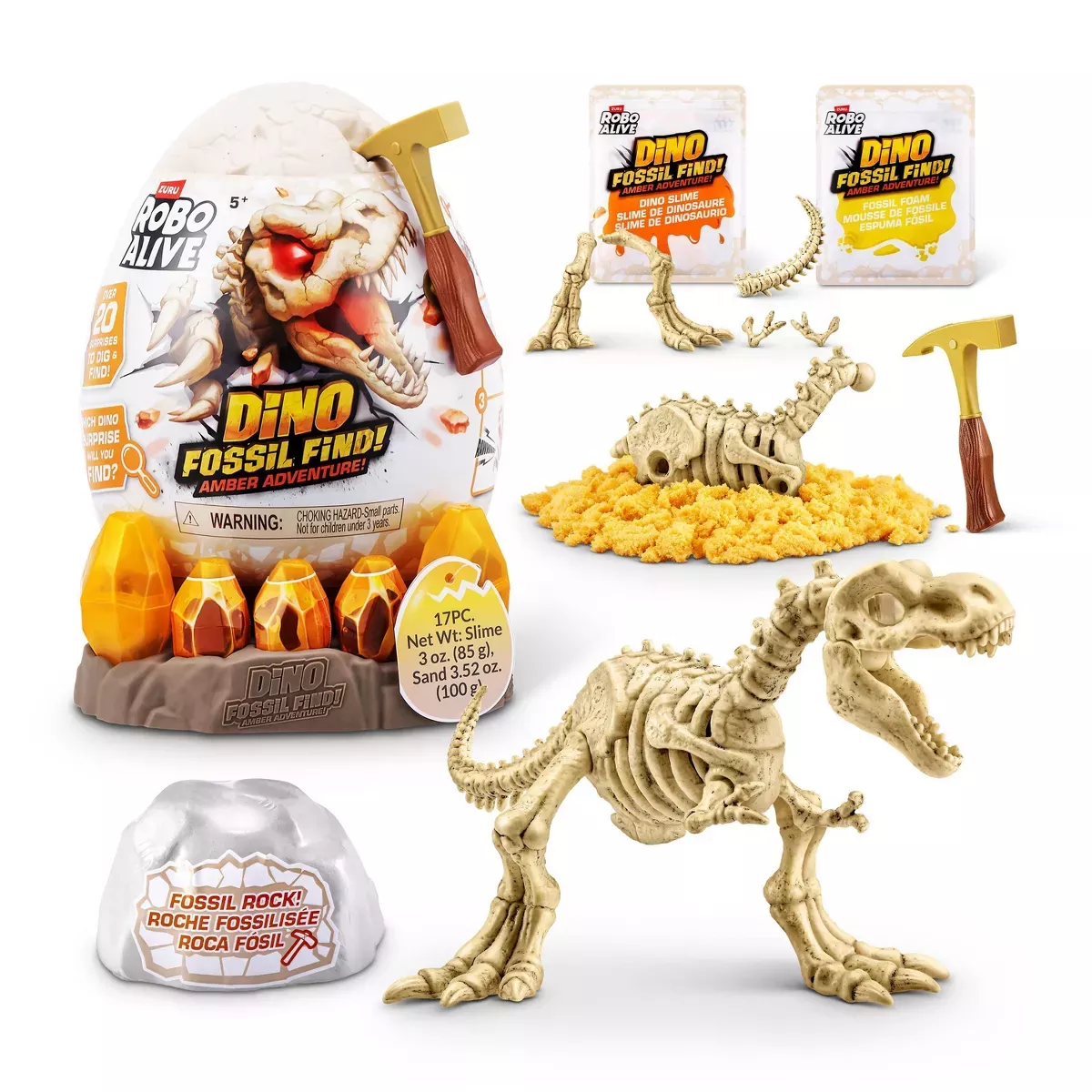Zuru Robo Alive Fossil Find Amber Adventure - Assorted Styles
